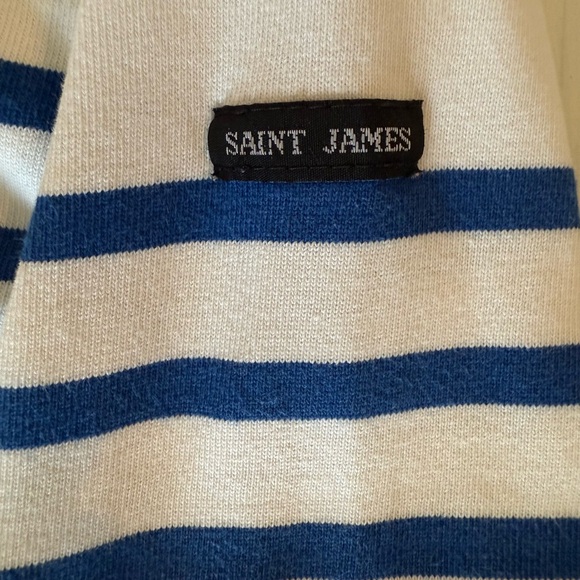 Saint James Breton Naval Striped Boatneck Top Size FR 34 - Picture 5 of 9